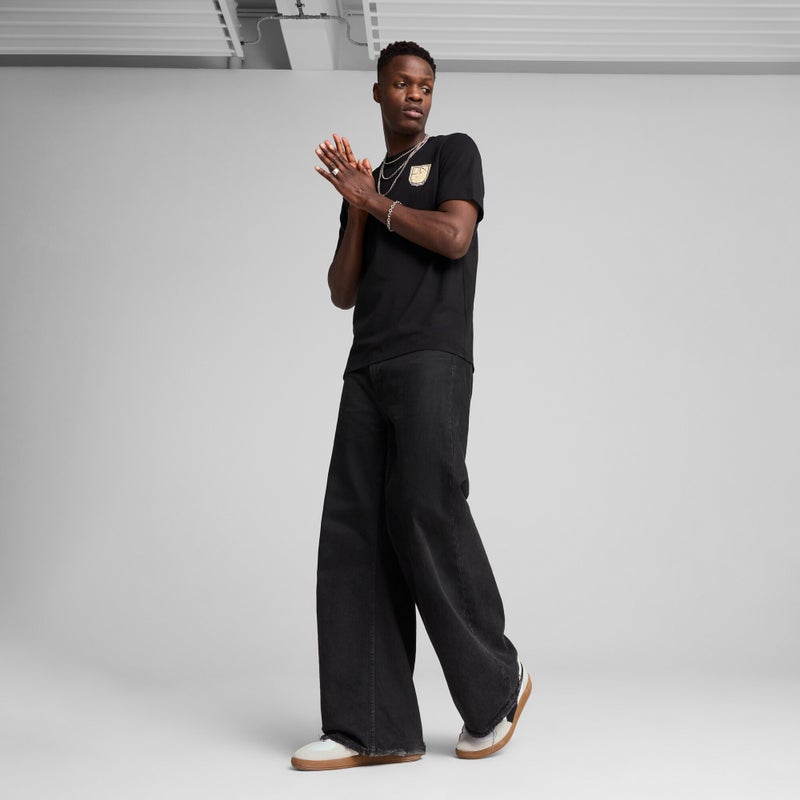 PUMA SPORTS LEGACY Graphic Mens Black T-Shirt - Image 3